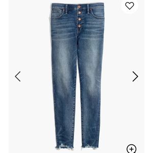 Size 29 10" High-Rise Skinny Jeans in Cordova Wash